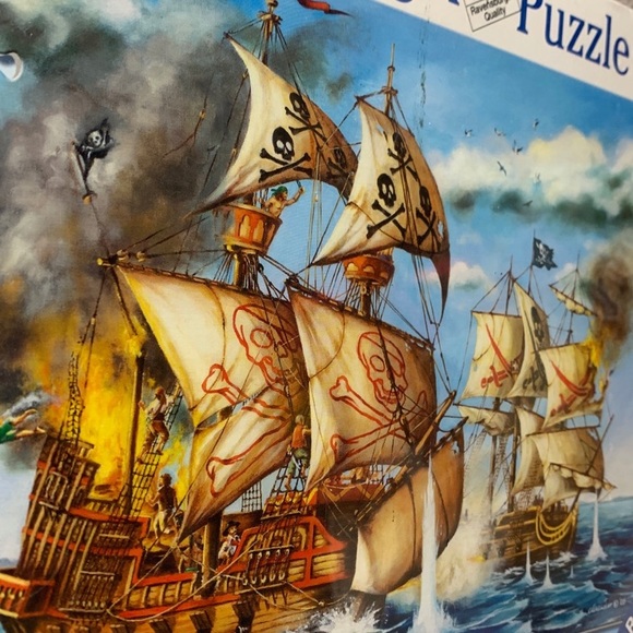 *NEW *Ravensburger puzzle 200 pc #127719 2006 Pirate Ships - Picture 6 of 11